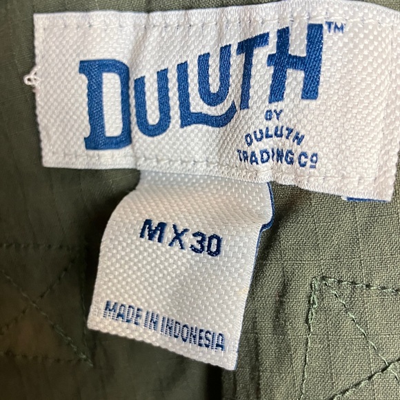 Duluth Dirt Work Bib Overalls Green Gardening Utility Ripstop Men's - Picture 11 of 16